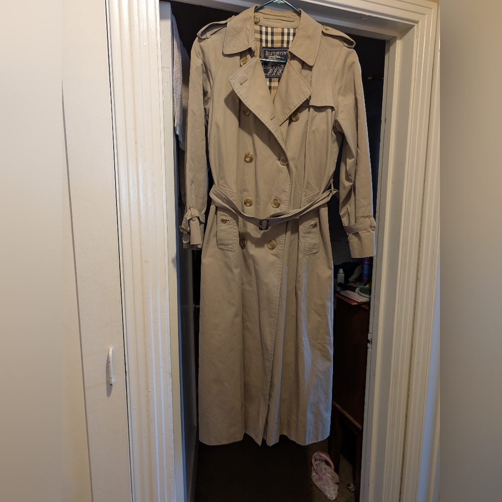 Burberry Tan Trench Coat